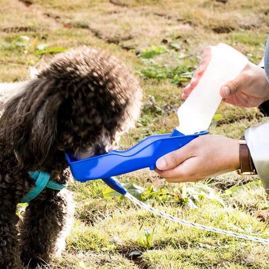 Bebedouro Port¨¢til Dobr¨¢vel para Cachorros e Gatos
